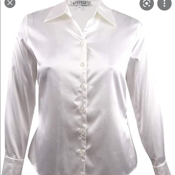 Pearl Button Down Blouse - Picture 4 of 9